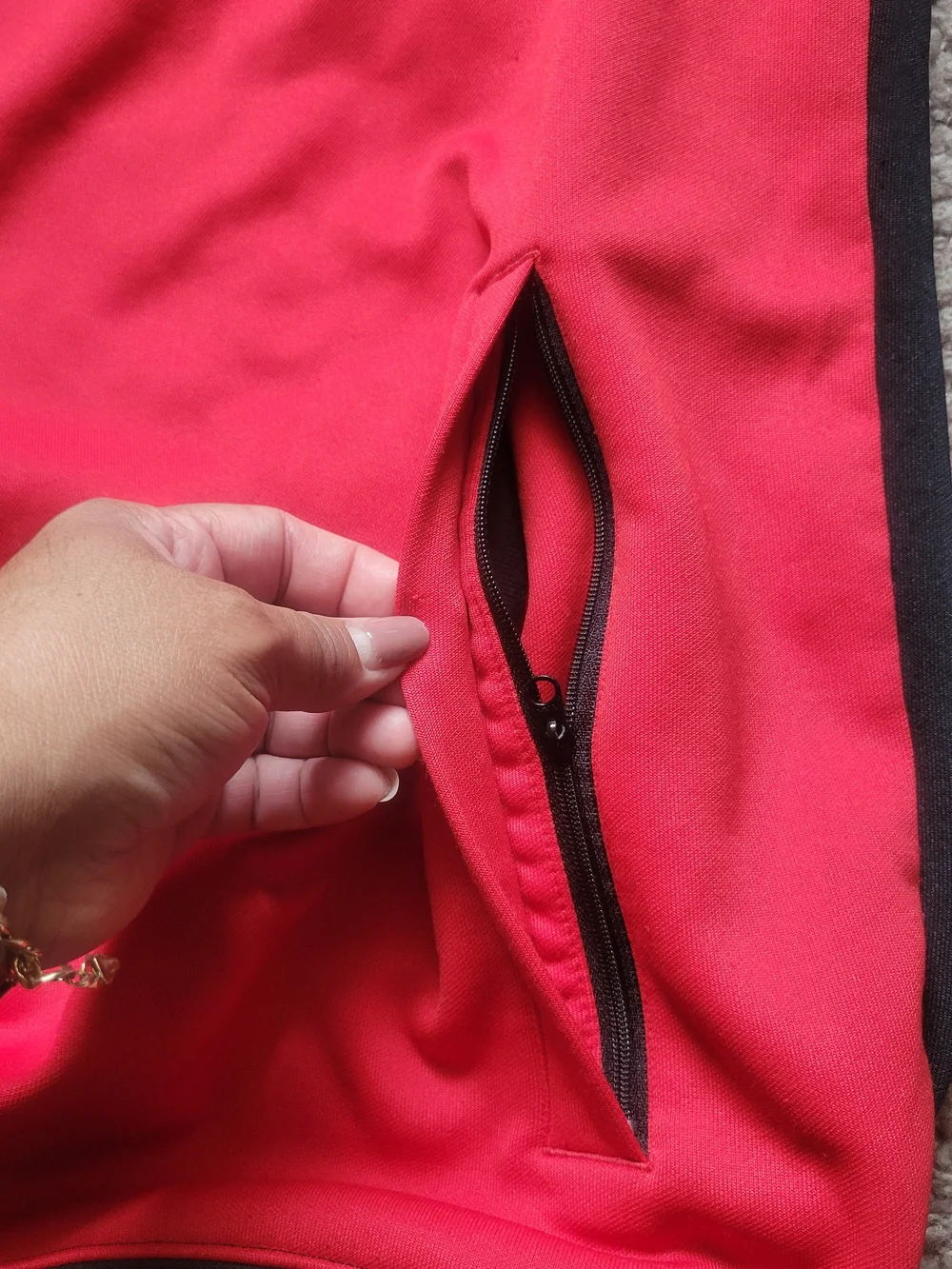 The North Face Men’s Red and Black Rare Athletic Track Jacket Sz 4XL